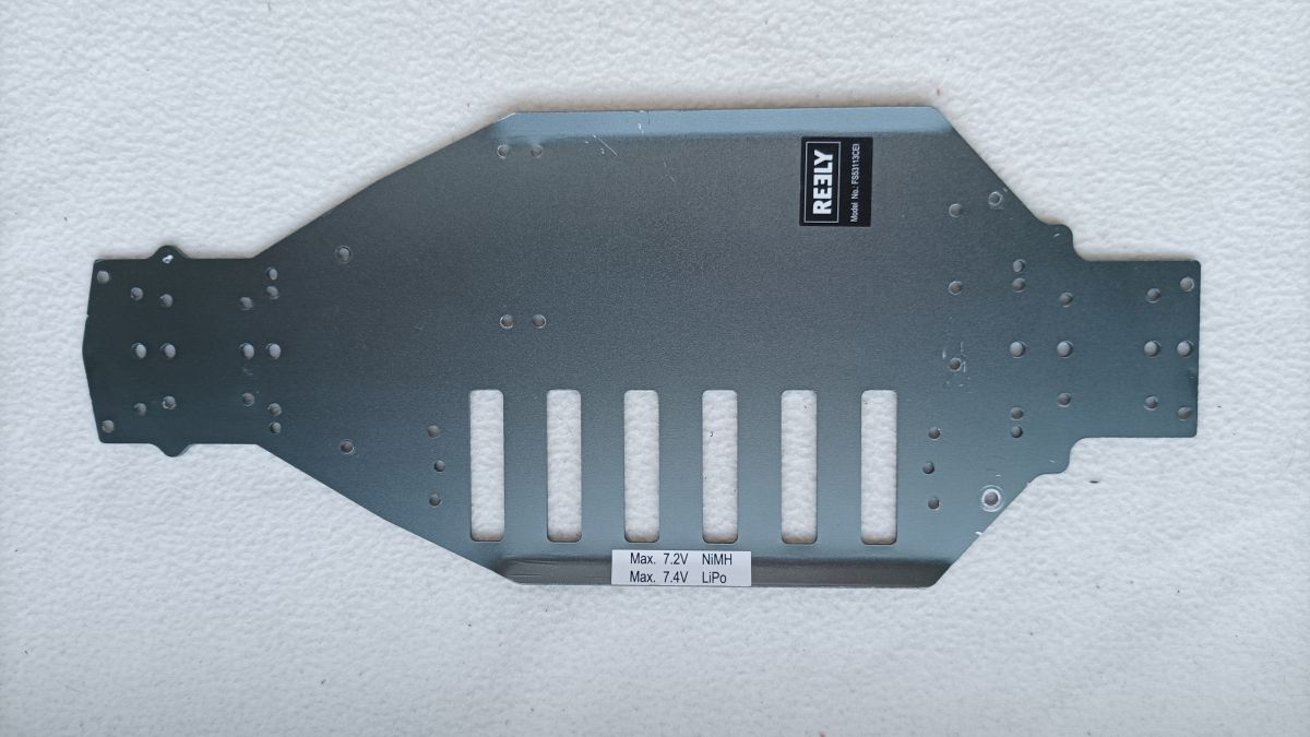 Reely TC-04 hliníkové plato podvozku 1/10 z rozebraného modelu
